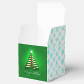 Ballotins Exquisite Merry Christmas Classic Favor Box (Ouvert)