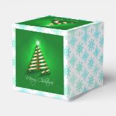 Ballotins Exquisite Merry Christmas Classic Favor Box (Arrière)