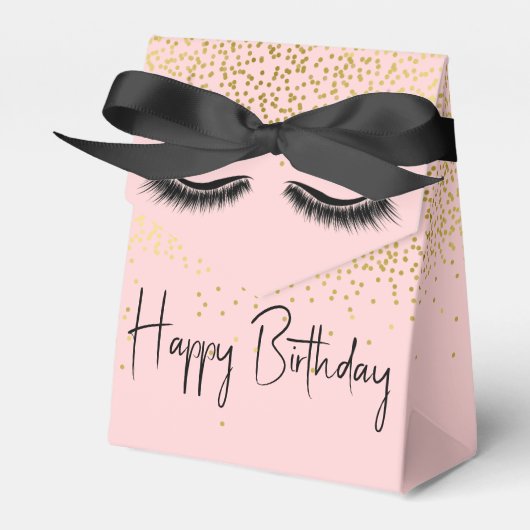 Ballotins Eyelashes d'anniversaire avec Parties scintillant  (Verso)