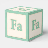 Ballotins "Fa" Solfeggio Blocs musicaux pour bébés Vert clai (Arrière)