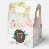 Ballotins Fabuleux papillon Cinquante sur collage Vintage (Ouvert)