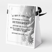 Ballotins Faire-part de retraite avec vieilles éperons (Arrière)