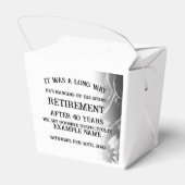 Ballotins Faire-part de retraite avec vieilles éperons (Arrière)