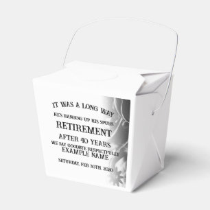 Ballotins Faire-part de retraite avec vieilles éperons