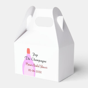 Ballotins Faire sauter le Champagne rose enterrement de vie