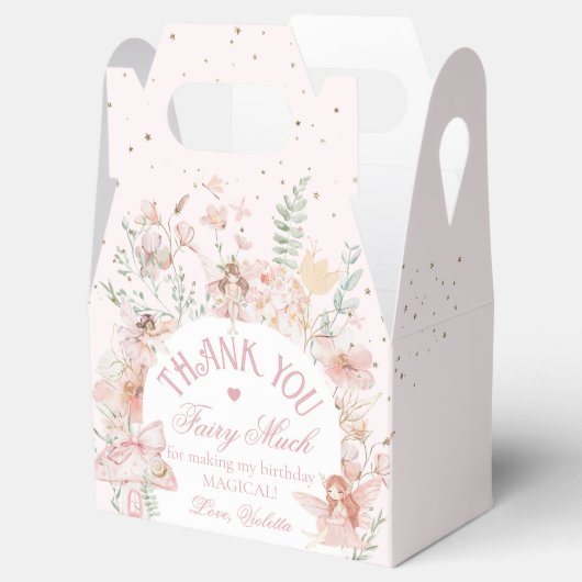 Ballotins Fairy First Birthday Enchanted garden Whimsical (Ouvert)