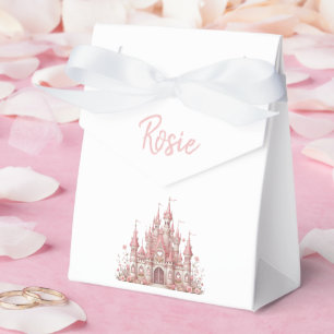 Ballotins Fairy Tale Castle Girl Rose Ballotin personnalisé