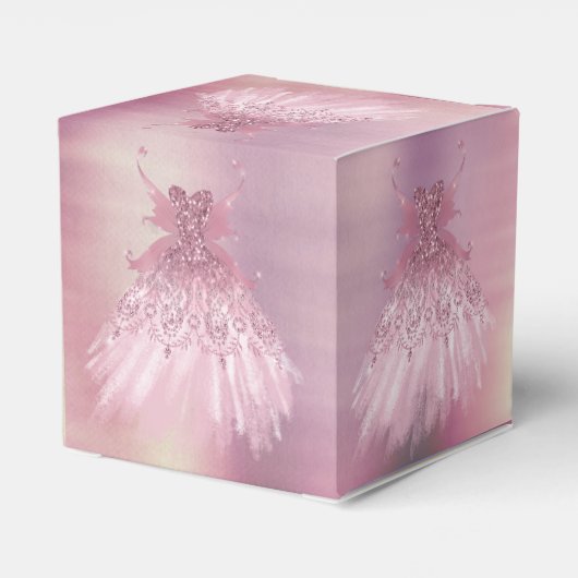 Ballotins Fairy Wing Mauve Gown | Luxueux Tône Rose Dusty (Arrière)