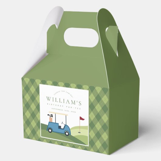 Ballotins Faisons par Tee Golf Jacquard Motif Premier annive (Recto)