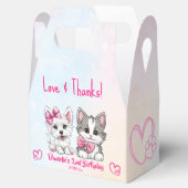 Ballotins Faisons pawty rose mignon chiot et petit anniversa (Ouvert)