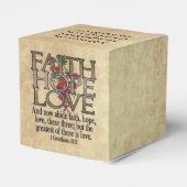 Ballotins Faith Hope Love Élégante Bible Écriture Christian (Arrière)
