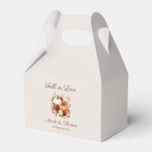 Ballotins Fall in Love Wedding Favor Box, Mariage d'automne
