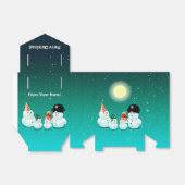Ballotins Famille mignonne des Snowmen (Déplié)