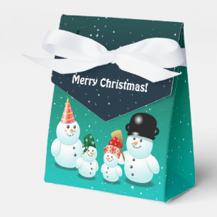 Ballotins Famille mignonne des Snowmen