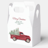 Ballotins Famille Noël Antique Picket Camion Arbre de Noël (Ouvert)