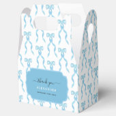 Ballotins Fancy Aquarelle Bleu Bow Anniversaire (Ouvert)