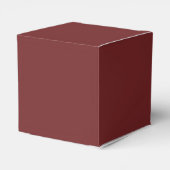 Ballotins Fancy Burgundy & Gold Wedding Favor Box (Arrière)