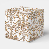 Ballotins Fancy Or et blanc Floral Damask (Arrière)