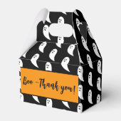 Ballotins Fantôme Halloween noir blanc mignon motif (Verso)