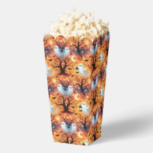 Ballotins Fantôme mignon, arbres tordus, lunes et chauves-so