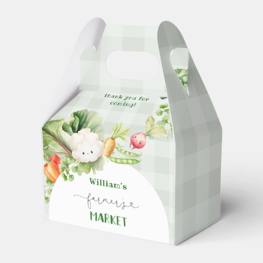 Ballotins Farmers anniversaire de enfant de marché (Verso)