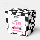 Ballotins Fast & Five Pink Race Car 5ème anniversaire (Arrière)