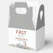 Ballotins Fast One Racing Car Blue Boy 1er anniversaire Bien (Ouvert)