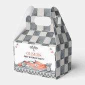 Ballotins Fast One Red Racing Car Ballotin de fête d'anniver (Verso)