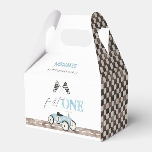 Ballotins Fast ONE Retro Race Car Ride On Anniversaire Ballo (Arrière)