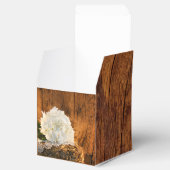 Ballotins Faux Barn Wood, Blanc Hydrangea Barn Wood Mariage (Ouvert)