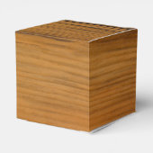 Ballotins Faux Barn Wood Daisy et Horseshoe Western Mariage (Arrière)