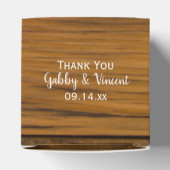 Ballotins Faux Barn Wood Wedding Party (Haut)