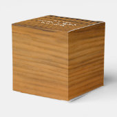 Ballotins Faux Barn Wood Wedding Party (Arrière)