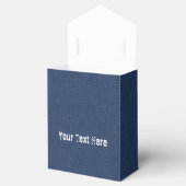 Ballotins Faux Blue Jeans Denim avec texte personn (Ouvert)