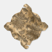 Ballotins Faux Foil noir et or Damas (Déplié)