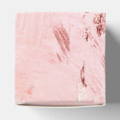 Ballotins Faux Foil Rose Gold et Serenity Paint Texture (Haut)