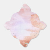 Ballotins Faux Foil Rose Gold et Serenity Paint Texture (Déplié)