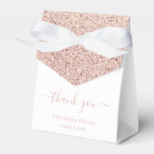 Ballotins Faux rose or parties scintillant élégant chic merc (Verso)