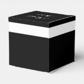 Ballotins FAVEUR/CADEAU CHIC_"Merci" NOIR/BLANC (Arrière)