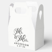 Ballotins Faveur de mariage et de fiançailles noir blanc M. (Ouvert)