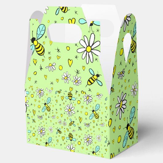 Ballotins Favor Box Happy spring (Ouvert)