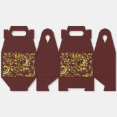 Ballotins Favor box-Velvet Wine collection (Déplié)