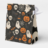 Ballotins Favor box with Halloween pattern image (Arrière)