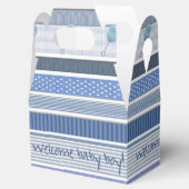 Ballotins Favoris / boîte cadeau - Bienvenue bébé garçon! (Ouvert)