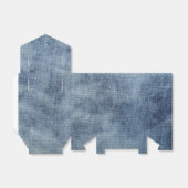 Ballotins Favoriser boîte cadeau avec jeans naturels, denim (Déplié)