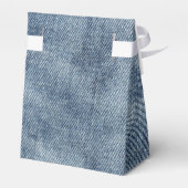 Ballotins Favoriser boîte cadeau avec jeans naturels, denim (Arrière)