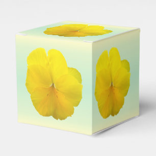 Ballotins Favoriser/Boîte cadeau - Pansy Jaune Pencilé