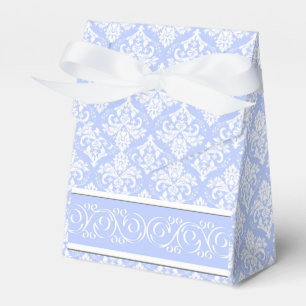 Ballotins Favoriser/boîte cadeau - Wedgewood Blue Damask