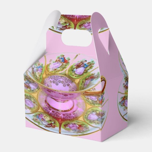 BALLOTINS FAVORISER LA TABLE À THÉ EXTRAVAGANZA-MARIAGE (Arrière)