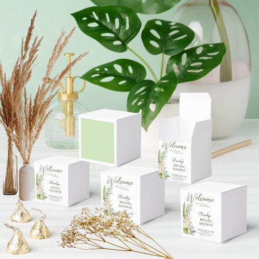 Ballotins Favoriser une boîte de Fête des mariées de Pampas